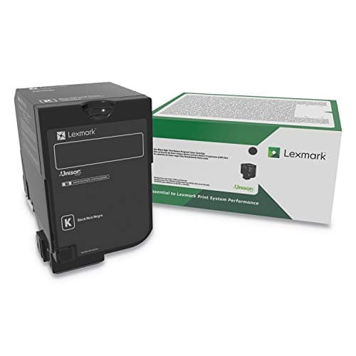 Image of Lexmark High Yield Black Return Program Toner Cartridge for US Government, 20000 Yield (74C0HKG)