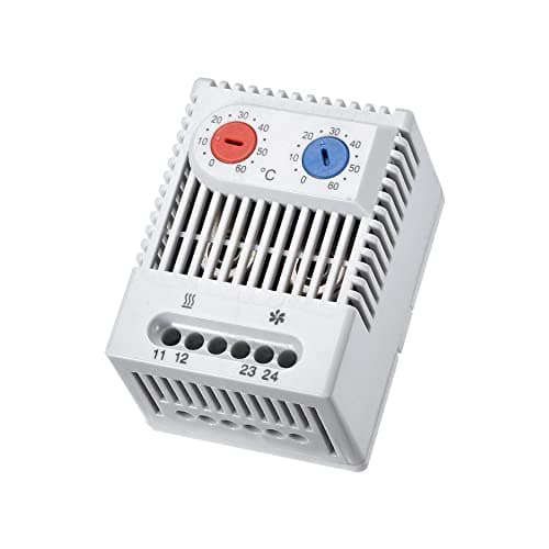 Image of sourcing map Mechanical Thermostat 0-60°C Adjustable Compact N.C/N.O Temperature Controller Switch