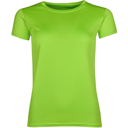Image of Ladies Breathable Performance Sports T Shirt (XL, Lime Green)