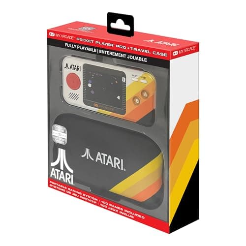 Image of My Arcade DGUNL-7146 Atari Pocket Player Pro Portable Game System with Carry Case