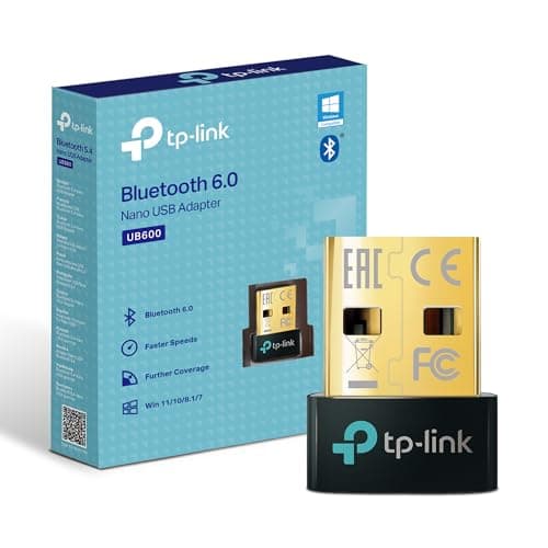 Image of TP-Link UB600 Bluetooth 6.0 USB Adapter for PC, Nano Bluetooth Dongle, Plug & Play, Windows 11/10/8.1/7, Broader Coverage, BLE, Controller, Headset, Mouse, Keyboard