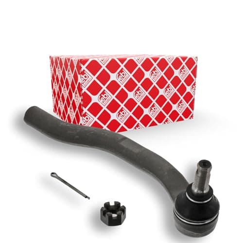 Image of febi bilstein 42235 Tie Rod End with castle nut and cotter pin, pack of one