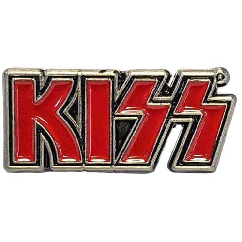 Image of KISS Red Logo Mini Pin Badge