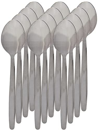 Image of Millenium Cutlery Tea Spoons - Pack of 12, Teaspoons, Stainless Steel Tea Spoons, Genware Spoons, Millennium Cutlery, Silver
