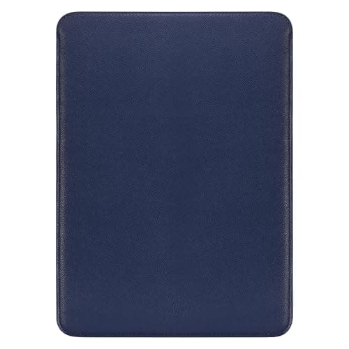 Image of Comfyable Laptop Sleeve 13 Inch Precisely Compatible with MacBook Air M5 2026 M4 2025 M3 M2 M1 & MacBook Pro/Neo A18 2022-2016, (Model #s A3449 A3404 A3240 A3113 A2338 A2337), Faux Leather Cover Case