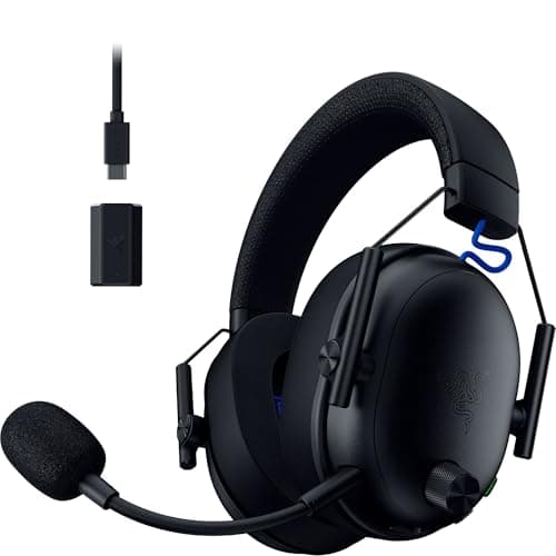 Image of Razer BlackShark V3 for PlayStation - Wireless E-sports Headset - TriForce 50 mm Driver - Detachable Wideband Mic - HyperSpeed 2,4 GHz & Bluetooth - THX Spatial Audio - PS5/PC | Black