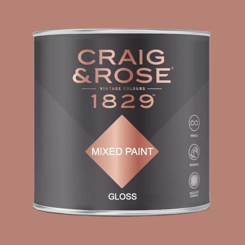 Image of Paint Stop CRAIG & ROSE 1829 GLOSS VENETIAN RED 750ML