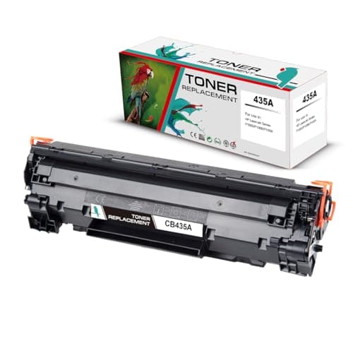 Image of Qualicom Compatible Toner Cartridge Replacement for HP LaserJet P1005 P1006 P1007 P1008 P1009 CB435A CB436A (Black 1-PK)