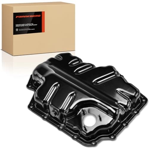 Image of Frankberg Oil Sump Pan EnginesOil Sump Pan Compatible with Golf VII 5G1 BE1 BE2 BQ1 1.4L 2012-2021 Polo 6C1 6R1 1.4L 2012-2017 P.a.s.s.a.t 3G2 CB2 1.4L 2014-Today Petrol Replace# 04E103602