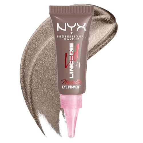 Image of NYX Professional Makeup Lid Lingerie Cream Eye Pigment, Eyeshadow, Up to 24H Wear, Granite Grind
