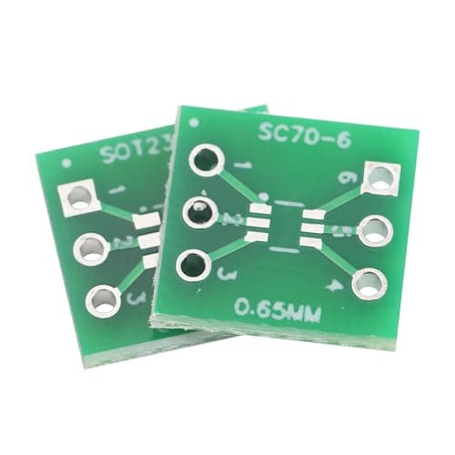 Image of Cermant 20pcs SMD SOT23-6/SC70-6 to DIP Adapter Plate Converter and Breakout Board
