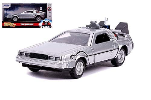 Image of Delorean - Time Machine - Back to the Future II - Hollywood Rides - 1/32 - Jada