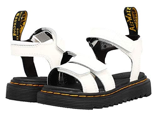 Image of Dr. Martens Klaire (Little Kid/Big Kid) White 1 UK (US 2 Little Kid) M