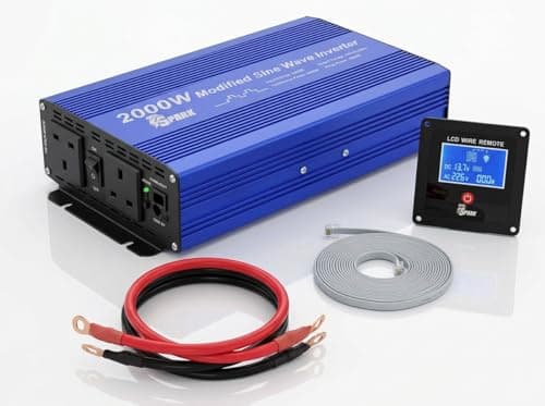 Image of Spark 2000 watt Modified sine wave power inverter 24v 4000W peak