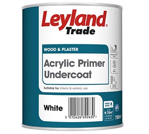 Image of Leyland Trade Acrylic Primer Undercoat - White 750ml