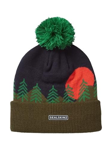Image of SEALSKINZ Waterproof Beeston | Cold Weather Scenic Bobble Hat Navy