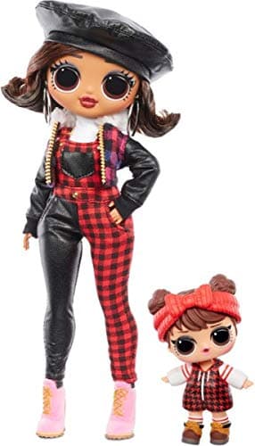 Image of L.O.L. Surprise! O.M.G. Winter Chill Camp Cutie Fashion Doll & Babe in The Woods Doll with 25 Surprises