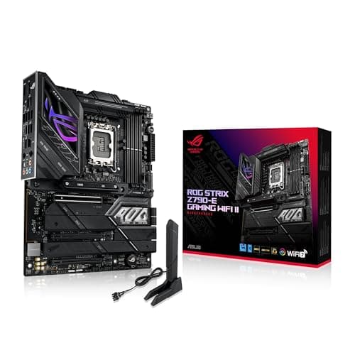 Image of ASUS ROG Strix Z790-E Gaming WiFi II LGA 1700 (Intel 14th/13th/12th Gen) ATX Motherboard (DDR5, PCIe 5.0, 2.5Gb LAN, 5xM.2, PCIe 5.0 x16, WiFi 7, PD 3.0 up to 30W)