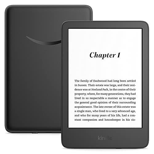 Image of Certified Refurbished Kindle (2022 release) | The lightest and most compact Kindle, now with a 6", 300 ppi high-resolution display and double the storage, with ads, Black