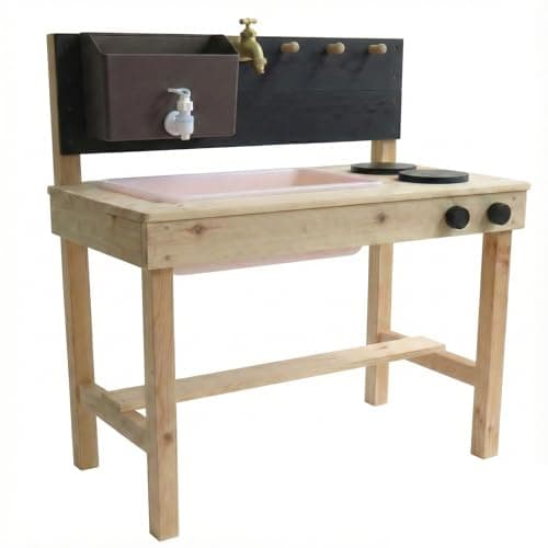 Image of Big Game Hunters Mud Kitchen with Working Tap for Children’s Messy Muddy Water Sensory Play