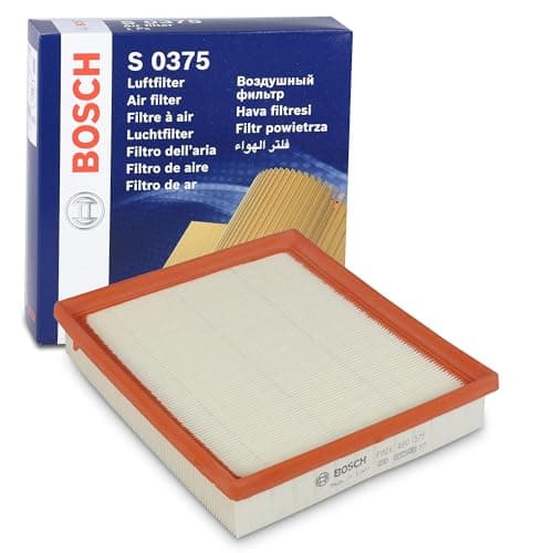 Image of Bosch 0 Car Air Filter - Separates Particles from the Air Intake - Moisture-resistant plus High Tensile Strength