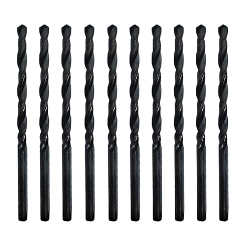 Image of Dapetz ® HSS Metric Jobber Drill Bit 3.2mm High Speed Steel Drill Bits Set for Drilling Stainless Steel, Aluminum, Non-ferrous Metals, Plastics, and Wood Pack of 10