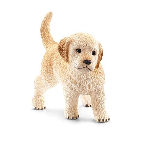 Image of SCHLEICH 16396 Golden Retriever puppy Farm World Toy Figurine for children aged 3-8 Years