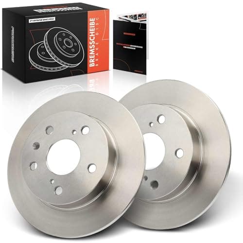 Image of Frankberg Brake Disc Set incl. 2x Discs Rear Solid Ø259mm Compatible with Swift IV FZ NZ Vitara LY SX4 S-Cross JY Replace# 5561161M00