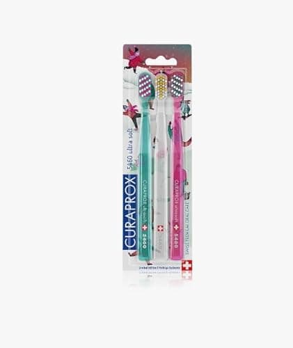 Image of CURAPROX 5460 Ultra Soft Triple Pack Winter Wonderland Edition