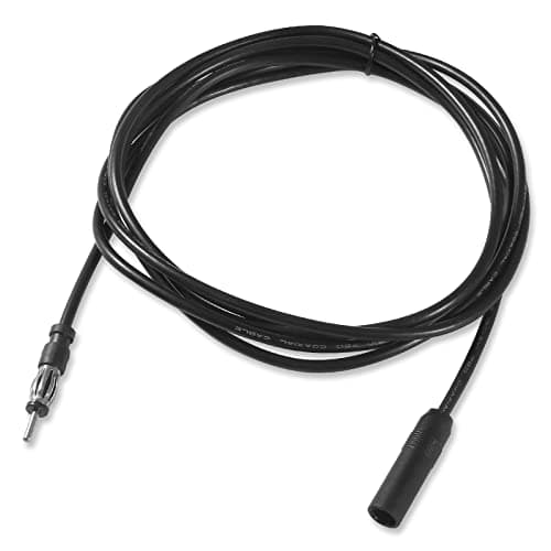 Image of AEDIKO Car Radio Antenna Extension Cable 9.8ft DIN Plug Connector Male to Female FM AM Radio Coaxial Extension Cable for Vehicle Truck Stereo CD Media Player