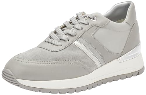 Image of Geox Women's D Desya ASneaker, Lt Grey, 3 UK