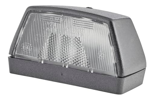 Image of HELLA 2KA 003 389-081 Licence Plate Light - Halogen - mounting/PG-fastening - left/right