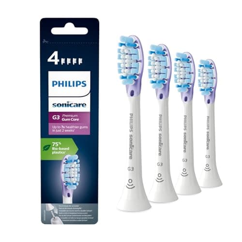 Image of Philips Sonicare Original G3 Premium Gum Care Standard Sonic Toothbrush Heads - 4 Pack in White (Model HX9054/17)