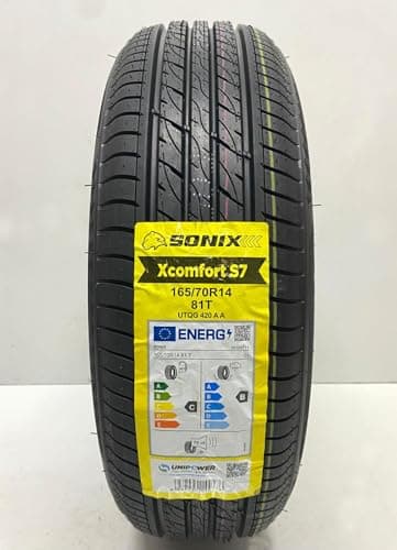 Image of 1 X 165 70 14 SONIXXCOMFORT 85T XL 165/70R14 AMAZING C & B RATED M+S TYRE 1657014