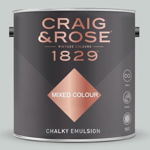 Image of Paint Stop CRAIG & ROSE 1829 CHALKY EMULSION STUDY ROOM BLUE 2.5L