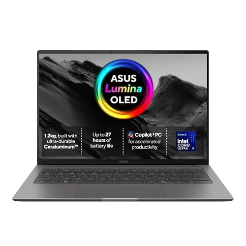 Image of ASUS Zenbook S 14 OLED UX5406AA CoPilot+ Laptop | 14.0" 3K (2880x1800) OLED Touchscreen | Intel Core Ultra 9 386H | 32GB RAM | 1TB PCIe SSD | UK Backlit Keyboard | Windows 11