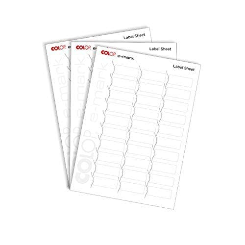 Image of COLOP e-mark Label Sheets | 153559 | x10 Sheets of 30 Self-Adhesive Labels