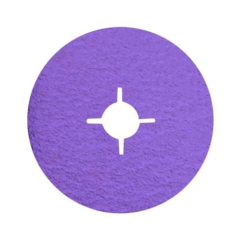 Image of Fastplus 125mm Fibre Discs Ceramic Resin Fiber Sanding Discs 120 Grit High Performance Sanding and Grinding Discs for Angle Grinder, 25 Pack