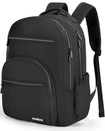 Image of MOCOCITO Backpack for School School Bags Casual Daypacks for Girls and Boys Lightweight Backpack 15.6" Laptop Backpack large backpack college bag for Teenage Black Rucksack