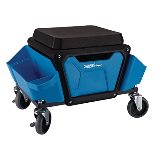 Image of Draper 23716 Work Stool, Blue
