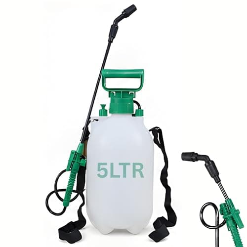 Image of 5LPAPS 5 Litre Pump Action Pressure Sprayer Garden Sprayer Pump Action Translucent Tank Sprayer Water Pump Sprayer Weed Killer Hand Pump Pressure, Garden Sprayer Pesticides Fungicides Cleaning