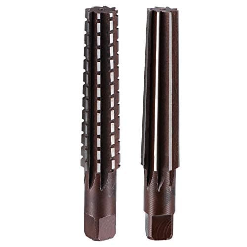 Image of sourcing map MT3 Morse Taper Reamer Coarse and Finish Set H8 Accuracy Alloy Tool Steel 8 Flutes Straight Shank Hand Reamer Cutter Milling Tool 2pcs