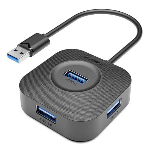 Image of BENFEI USB 3.0 Hub, 4 Ports USB A Splitter Ultra Compact for Mouse, Keyboard, Flash Drive, U Disk, Printer Compatible with Laptop, Desktop PC, Xbox, PS5, and More