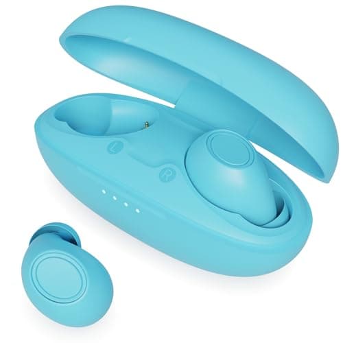 Image of MAJORITY Biodegradable Wireless Earbuds, Bluetooth Earphones 5.3, 30H Playtime | Eco-Friendly Ear Buds With Fast Charging Case, Stereo Sound, Built-In Mic | In-Ear Headphones, Tru Bio | Blue