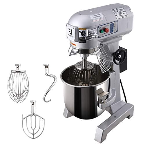 Image of Z ZELUS Commercial Dough Mixer 600W 15L Food Cake Bread Hook Beater Whip Commercial Planetary Mixer Stand 3 Speed Electric Food Mixer with Spiral Dough Hook