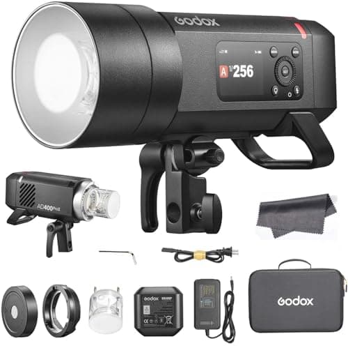 Image of Godox AD400 Pro II AD400Pro II Outdoor Flash,400W 2.4G TTL GN72 HSS 1/8000s,0.01s-1s Recycle, Freeze Mode 1/27770s, 30W LED Bi-Color 2800K-6000K, Lithium battery, Studio Strobe Photography Monolight