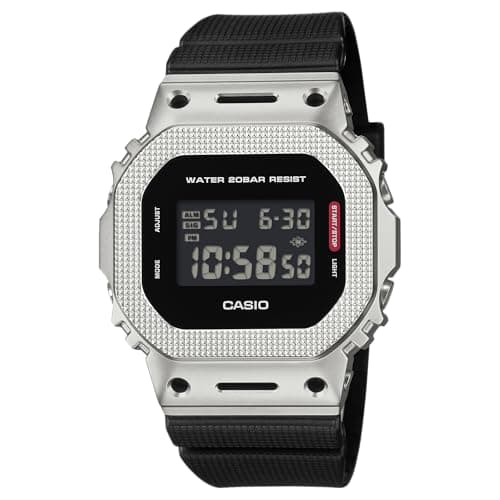 Image of Casio G-Shock G-Steel Digital Series Black Dial Black Resin Strap Watch 49.6mm- GM5600M-1