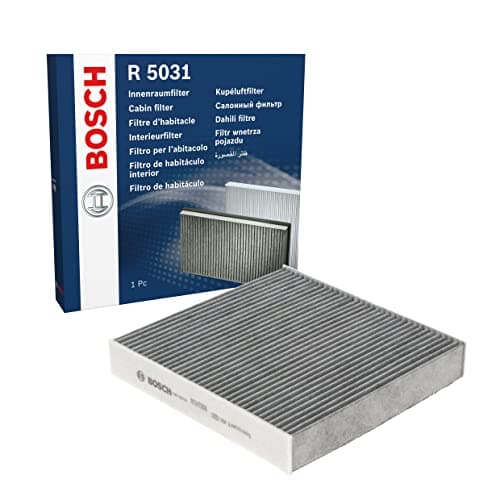 Image of Bosch R5031 Activated Carbon Cabin Filter, Replacement Filter - Against Unpleasant Smells, Pollen and Dust for Cleaner Air Inside the Vehicle
