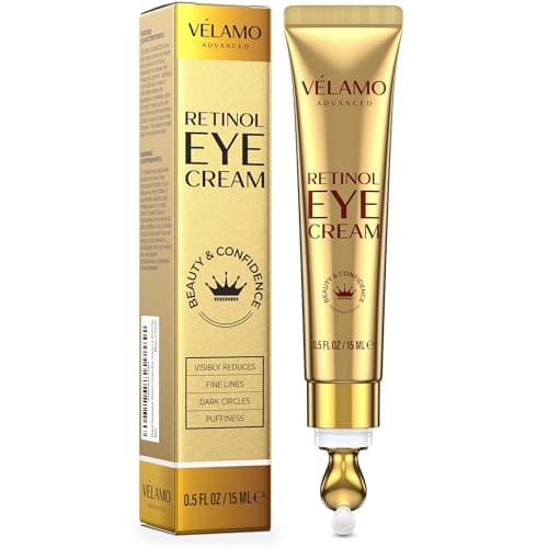 Image of VELAMO ADVANCED Instant Eye & Face Lift Cream: Reduces Wrinkles Fine Lines Under Eye Bags Puffiness Dark Circles Crow's Feet - Rapid Face Lifting Tightening Firming Retinol Under Eye Cream 15g