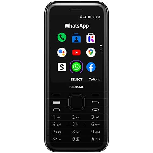 Image of WAVE - Nok 8000 4G P-7,1 bk | Nokia 8000 4G Dual SIM black